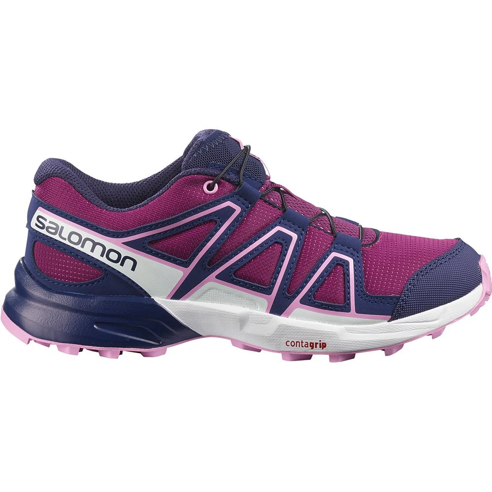 Salomon Israel SPEEDCROSS J - Kids Trail Running Shoes - Purple (PMCJ-20647)